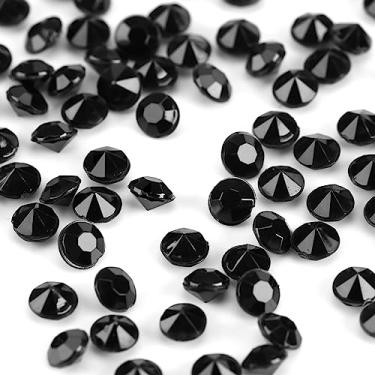 Imagem de Mingzhe 1000 Unidades/saco 4mm Contas Acrílicas Transparentes Enchimento de Vaso Decoração de Festa Casamento Contas DIY, Brilho e Glamour para Casa e Artesanato Com Vários (Preta)