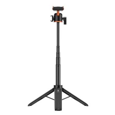 Imagem de Jectse Suporte de tripé Selfie Stick para Action 6 NANO Com Montagem de Liberação Rápida Cabeça Esférica 360 Adaptador de Sapata Fria de Extensão de 4 Níveis Suporte de Câmera Portátil