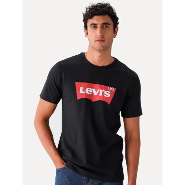 Imagem de Camiseta Levis Masculina Logo Batwing Preta-Masculino