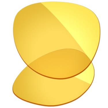 Imagem de Firtox Lentes de reposição UV400 para óculos de sol inteligentes Ray-Ban Meta Headliner RW4009F 51 mm - Amarelo HD