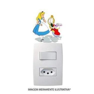 Imagem de Adesivo De Interruptor Alice No País Das Maravilhas - Lojinha Da Luc A