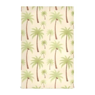 Imagem de Burbuja Toalhas de cozinha de coqueiros, 1 pacote, panos de prato absorventes reutilizáveis de microfibra para secagem e limpeza, 45 x 71 cm