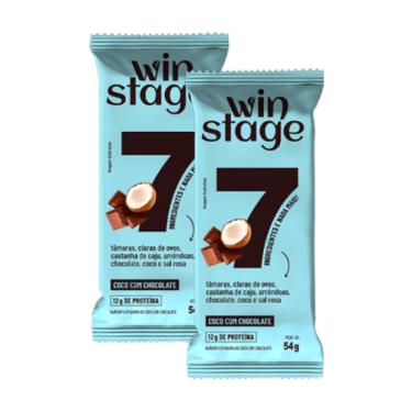 Imagem de Kit 2X: Barra de Proteína Coco com Chocolate WinStage 54g