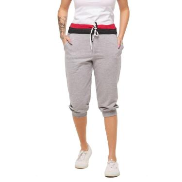 Imagem de Bermuda Feminina de Moletom Saruel Skinny - B1-Feminino