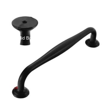 Imagem de Puxadores E Botões Pretos Para Móveis, Puxadores De Gaveta De Cozinha,