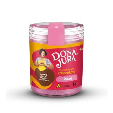 Imagem de Corante em pó Rosa Para Chocolate 5g Dona Jura