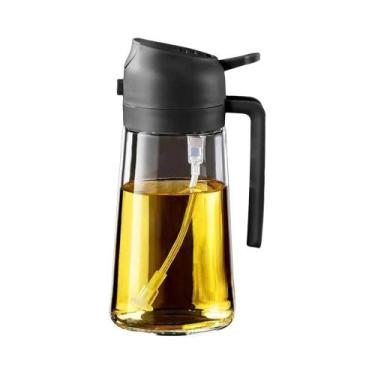Imagem de Dispensador De Azeite De 15.8oz 2 Em 1 Com Pulverizador E Bico Dosador