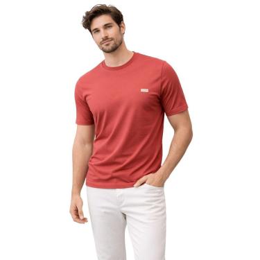Imagem de Camiseta Básica Manga Curta Masculina Fico 00976 Terracota-Masculino