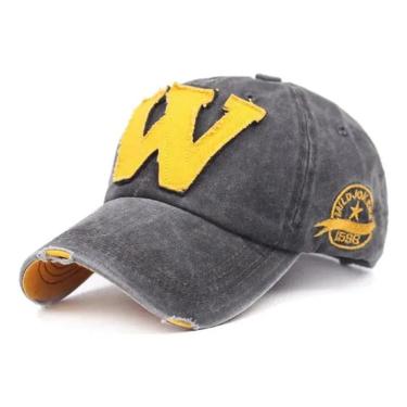 Imagem de Boné Baseball Vintage W – Aba Curva em Algodão Lavado – Luke Sports