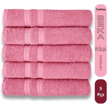 Imagem de Kit Toalha de Banho Itália Soft Beka 5 Peças 100% Algodão 430G-M2 Super Grossa Felpuda...