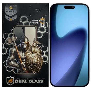 Imagem de Película para Smartphone Gshield Dual Glass para Iphone 17 Proteção Contra Impactos Tec...