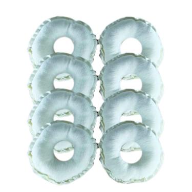 Imagem de Kit Rosquinha de Amamentação Kits Protetor 100% Algodão Macio com Alívio para Seios Branco Neve OEM