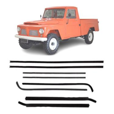 Imagem de Canaletas e Pestanas para Portas Modelo F103 Ford Pick-up F-75 2 Portas 1977 a 1982 e R...