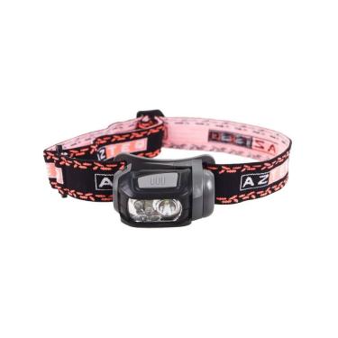 Imagem de Lanterna de Cabeça Mistik com Iluminação em Dois Sentidos e Potência de 140 LUMENS Preto Azteq