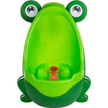 Imagem de Mictório Infantil Verde Sapinho Fácil Instalação E Diversão Para Meninos