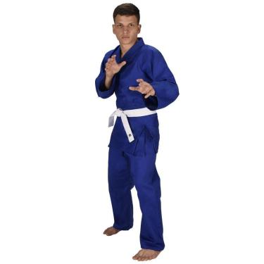 Imagem de Kimono de Judo Iniciante MKS Michi Azul com faixa Branca-Unissex