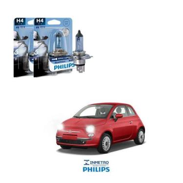 Imagem de Lâmpadas Farol Fiat Cinquecento Philips H4 BlueVision