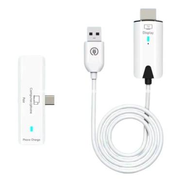 Imagem de Hdmi Sem Fio Transmissor Receptor Audio E Video Tipo C - Perfetto