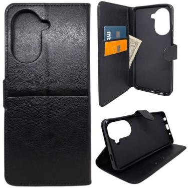 Imagem de Capa Carteira Para Xiaomi Redmi A5 (Tela de 6.88) Capinha Cor:Preto - 