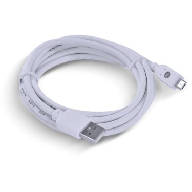 Imagem de Cabo Usb Micro Usb 2m Musb-2 para Dados e Carga 480 Mbps 5V Branco Vinik