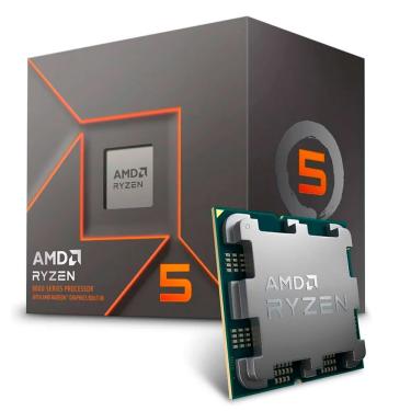 Imagem de Processador Ryzen 5 8500G 3.5GHz Max Boost 5.0GHz Cache 16MB Soquete AM5 com Cooler Incluso AMD