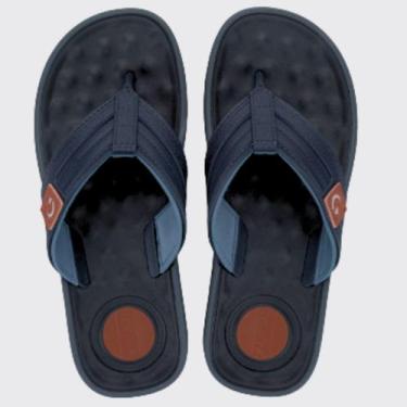 Imagem de Chinelo Masculino de Dedo Cartago Alabama 11859, Azul, Azul, Telha, 41