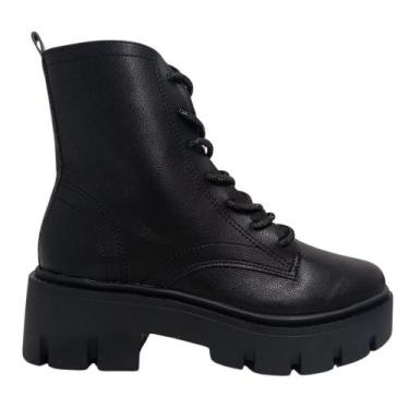Imagem de Bota via marte coturno ref: 095-001 feminino, Preto, 37