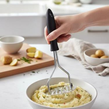 Imagem de Espremedor De Batata Amassador Legumes Feijão Resistente Aço - Genéric