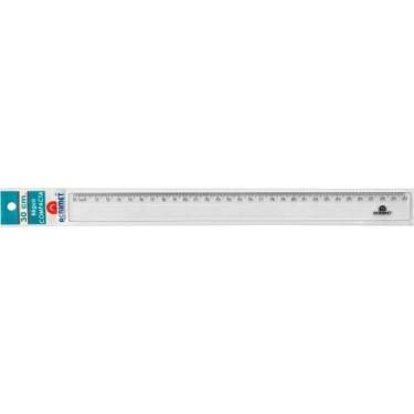 Imagem de Regua de Poliestireno Compacta Cristal 30CM CX.C/24 - Acrimet