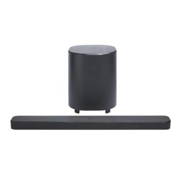Imagem de Soundbar JBL Cinema 5.1 Subwoofer 10 Polegadas Sem Fio Preto, Preto, J