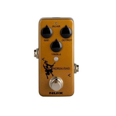 Imagem de Pedal Nux Horseman Overdrive Transparente, Modos Gold/Silver, Converso