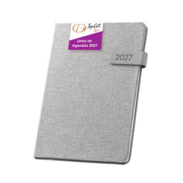 Imagem de Agenda 2027 Indiana Grande B5 Fecho Magnético TopGet -, Cinza Claro