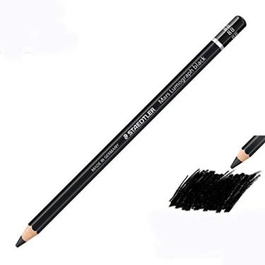 Imagem de Lápis preto para desenho 8B art student sketch pencil 12