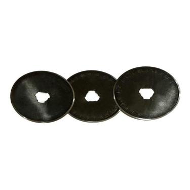 Imagem de Lâmina Cortador Circular Disco Refil Afiado 45mm Kit 3 Uni