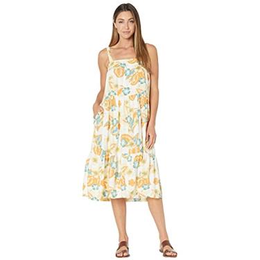 Imagem de Roxy Vestido feminino Think of Me, Flor de recife branca de neve 212, PP