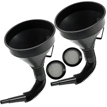 Imagem de U-BCOO funil multifuncional de plástico funil óleo funil com bocal de extensão flexível para carros e motocicletas, óleo de motor, líquido, diesel, querosene e gasolinaU-BCOO 2PC funnel U-BCOO-5