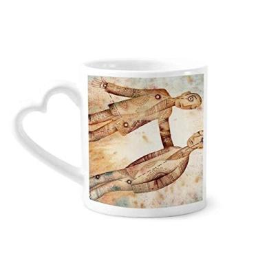 Imagem de Caneca do zodíaco da constelação de gêmeos de junho de junho caneca de café cerâmica copo de coração de vidro