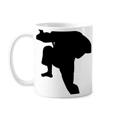Imagem de Shaolin Kung Fu China Caneca de arte marcial chinesa cerâmica xícara de café porcelana louça