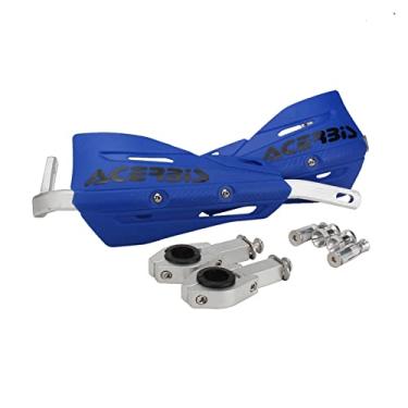 Imagem de Motocicleta Adesivo Hand Guards Adesivos Handle Protector Handguard Handlebar Protection Para HON-&DA YAMA-&HA YZ SUZUKI Pit Dirt Protetor Com luz LED (Color : Blue, Size : 7/8" 22mm)