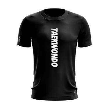 Imagem de Camiseta Taekwondo Shap Life Treino Academia Leve Cor:Preto;Tamanho:P