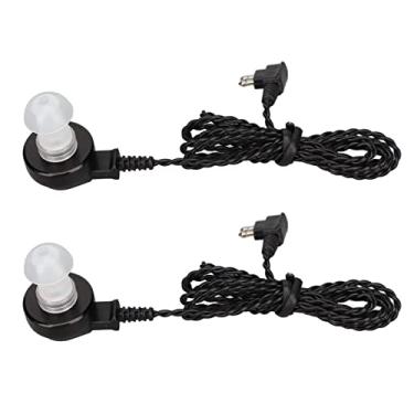 Imagem de Fio para Aparelho Auditivo, Receptor Portátil para Aparelho Auditivo Travel Dome (Preto)