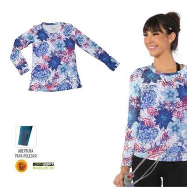 Imagem de Camiseta ML Estampada Kanxa Proteção Solar Uv50+-Feminino