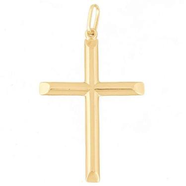 Imagem de Pingente Crucifixo Em Ouro Amarelo 18K 750 - Dr Joias