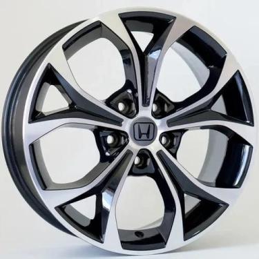 Imagem de Kit 4 Rodas Aro 17x7 5x114 Honda Civic bd Krmai R29