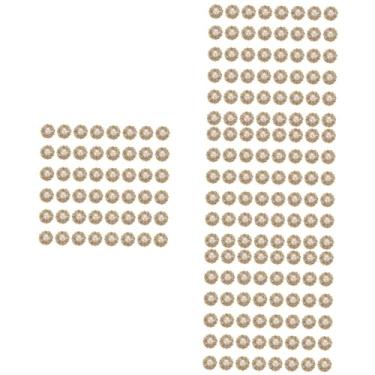 Imagem de NUOBESTY 200 Unidades fivela de strass botões de strass falsa costurar em decoração botões de feitos à mão botões de costura retrô cabelo botão Acessórios decorar Liga