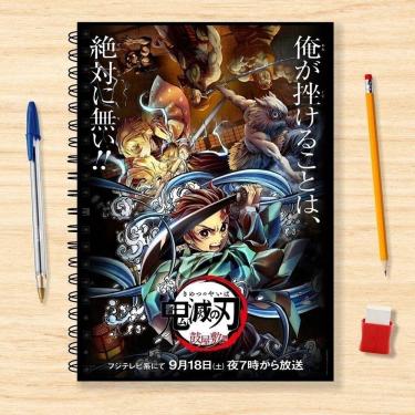 Imagem de Caderno Universitário Anime Demon Slayer Com matéria