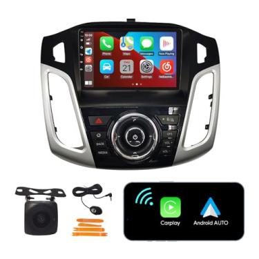 Imagem de ZERTRAN [2G + 32G] Carplay Android Auto Touchscreen Autoradio Estéreo Carro Navegação GPS Unidade de Cabeça de Rádio FM WiFi Espelho Link Multimídia Player GPS Rádio DSP para Ford Focus 2012-2018