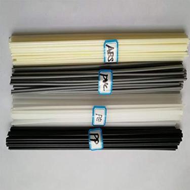 Imagem de RICEFINE - Eletrodo de Solda de Plástico ABS/PP/PVC/PE 5 x 2 mm, HQIANG-PEIJIAN-parents, 40 Peças, Preto, Cinza, Branco, Bege