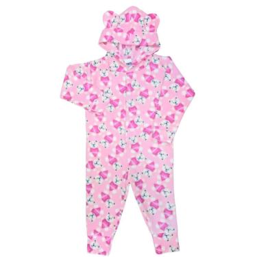 Imagem de Macacão Soft Bebê com Capuz e Estampas Sortidas-Unissex