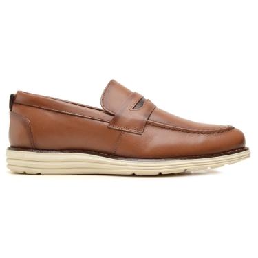 Imagem de Sapato Social Masculino Loafer Caramelo